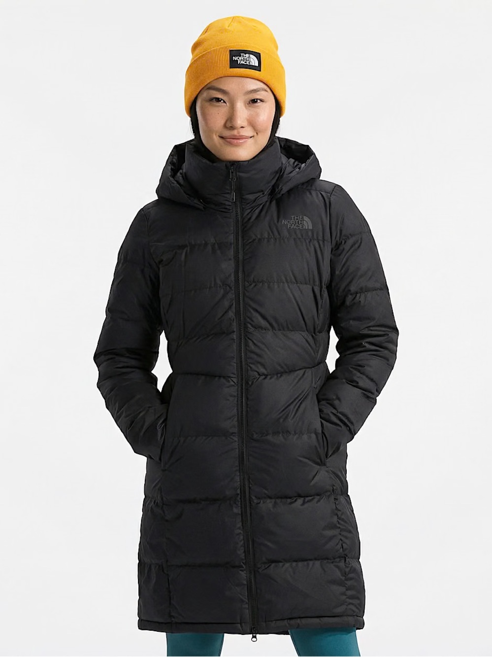 Authentic The North Face Women’s Black Metropolis Parka w Hood-550 goose down-XS